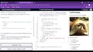 Simulasi Basic HTML dan HTML5 ke-2 di freecodecamp. org