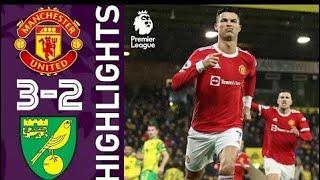 Manchester United vs Norwich city 3-2 extended highlights and goals 2022