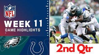 Philadelphia Eagles vs. Indianapolis Colts Full Highlights 2nd QTR | NFL Week 10, 2022