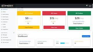 Ecommerce Website Dashboard  | With a Source Code | Bootstrap 5 Html CSS Javascript