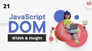 21. Javascript Get The Width & Height Of An Element Using DOM Bangla Tutorial