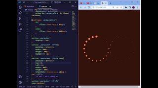 Infinity - Cursor Using HTML And CSS Only || Loading Animation Effects @Ehan.u