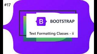 Font Size & List Style & User Select Classes in Bootstrap in Urdu/Hindi