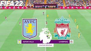 FIFA 22 | Aston Villa vs Liverpool - Premier League English 2021/22 Season - Full Match & Gameplay