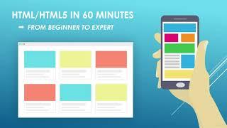 HTML & HTML5 in 60 minutes - From Beginner To Expert - learn Web Development