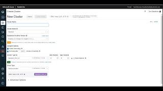 Azure Databricks | Cluster Creation | PySpark