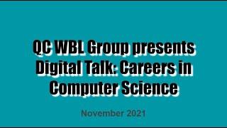 Digital Talk: Careers in Computer Science