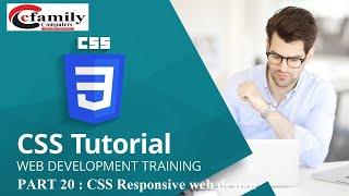 CSS Responsive web design | Complete CSS Tutorial | Learn CSS | Web Development Tutorial