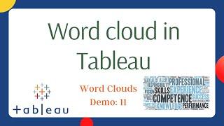 Create a Word Cloud in Tableau | WORD CLOUD TABLEAU TUTORIAL | How to create a word cloud in Tableau