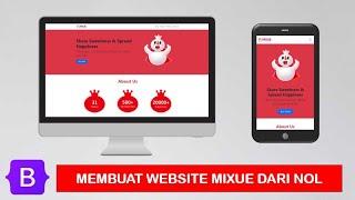 Membuat Website Mixue Responsive Dari NOL Menggunakan Bootstrap 5