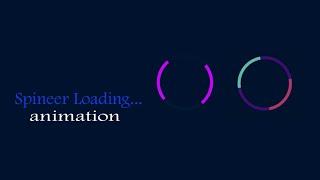 CSS spinner animation effect || css only #html #css3 #css