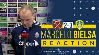 “It's a triumph for the players” | Marcelo Bielsa | West Ham 2-3 Leeds United | Premier League