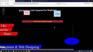 Html5 css3 Tutorial Part-06 | What is margin? | How to give margin to html5 elements?