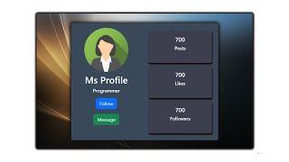 How To Make Profile Card Using Bootstrap 5 and CSS | Make Beautiful Profile Card