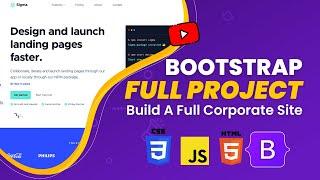 Bootstrap 5 Corporate Full Build: Build Footer (Part 10)