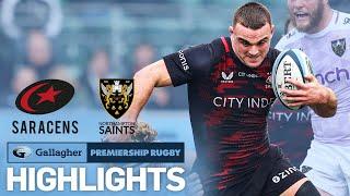 Saracens v Northampton - HIGHLIGHTS | Earl Stars in Instant Classic! | Gallagher Premiership 2022/23