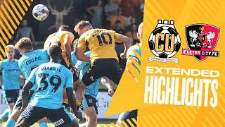 EXTENDED HIGHLIGHTS | Cambridge United 2-1 Exeter City