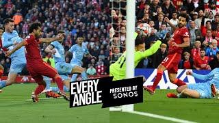 Every angle of Mo Salah's stunning solo goal against Manchester City