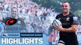 Saracens v Harlequins - HIGHLIGHTS | Hat-Trick at the StoneX! | Gallagher Premiership 2021/22