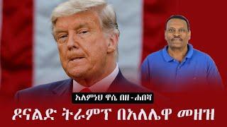 Alemneh Wase | አለምነህ ዋሴ በዘ-ሐበሻ | ዶናልድ ትራምፕ በአለሌዋ መዘዝ | Awaze |  Zehabesha | አዋዜ | Donald Trump