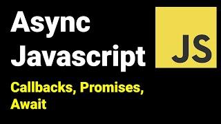 Async Javascript Tutorial Para sa mga Beginners | Callback, Promise, Await