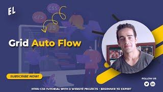 HTML-CSS Tutorial Lesson 82: Grid Auto Flow - Grid #22