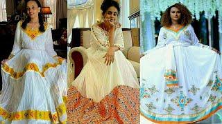 #Habesha kemis #Ethiopia Cultural Dress #New style #New Ethiopian  Traditional Frock አዳዲስ የባህል ቀሚሶች