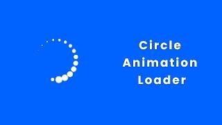 CSS Circle Animation Loader | Easy Animated Loader | Coding Karunadu