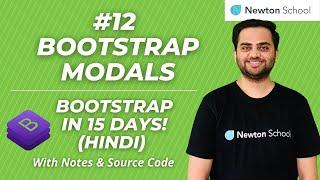 BOOTSTRAP MODALS #12 | LEARN BOOTSTRAP IN 15 DAYS | NEWTON SCHOOL