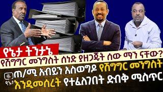 [ጥብቅ መረጃ ] የሽግግር መንግስት ሰነድ ያዘጋጁት ሰው ማን ናቸው? ጠ/ሚ አብይን አስወግዶ የሽግግር መንግስት እንዲመሰረት የተፈለገበት ድብቅ ሚስጥር