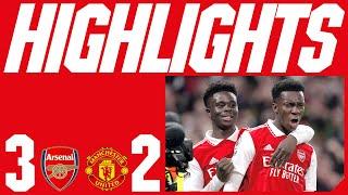 Arsenal 3-2 Manchester United | Nketiah Late Winner | All Goals & Highlights | Premier League