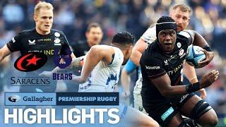 Saracens v Bristol Bears - HIGHLIGHTS | Thriller at Spurs Stadium! | Gallagher Premiership 2021/22