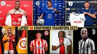 50 NEW CONFIRMED TRANSFERS SUMMER 2022 ✅ Sterling,Paul Pogba, Bergwijn ... ????