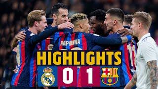 ???? HIGHLIGHTS: REAL MADRID 0-1 BARÇA I COPA DEL REY SEMIFINALS (EL CLÁSICO) ????