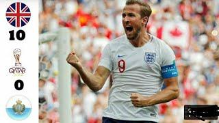 San Marino Vs England Full Time Highlights HD 10 -0