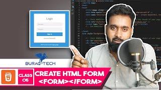 Web Designing Class 5| Form Tag| HTML & CSS Full Course - Beginner to Pro 2022| Urdu/Hindi Tutorial