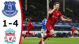 Everton vs Liverpool 1-4 Highlights & Goals | Premier League - 2021 HD