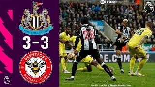 Newcastle United vs Brentford 3-3 | All Goals & Highlights | Premier League 2021/22 | Matchday 12