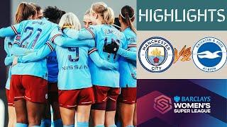 Man City vs Brighton FA Women's Super League Highlights | Match Day 9