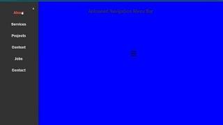 Open Side Navigation  Menu Bar / HTML / CSS / JS #html #css #javascript #html #css #javascript
