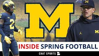 INSIDE Michigan Football Spring Practice - Amorion Walker Hype, Will Johnson + NEW Passing Game?