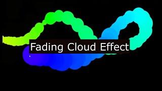 Fading cloud effect | Canvas Javascript | HTML Canvas Tutorial