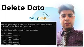 Delete data in MySQL in Hindi - 15 | MySQL Tutorial for beginners in hindi