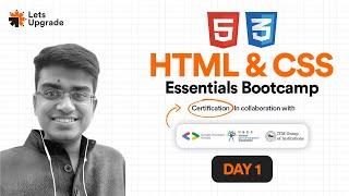 Day 1 | Introduction to HTML | HTML & CSS Essentials Bootcamp (5 Days)