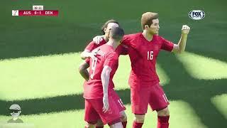 Australia vs Denmark | World Cup Qatar 2022 | Gameplay PES 2021