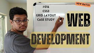 016 Web Development: CSS3 Grid Layout Case Study