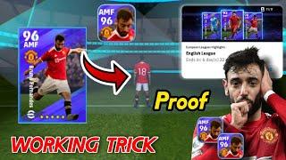 Trick to get 96 rated Bruno Fernandes from English League Highlights | eFootball 2022 mobile