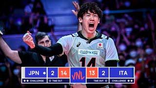 Japan Has Made One of the Most Legendary Victories in VNL 2022 | Japan vs. Italy