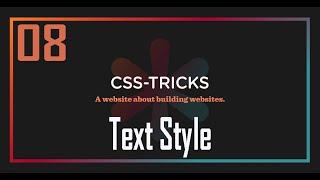 8. CSS Text Style | CSS Bangla Tutorial / CSS3 Bangla Tutorial | Complete Web Development Course