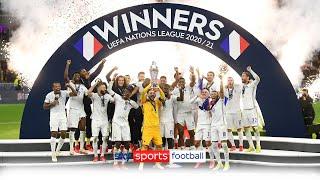 France lift the UEFA Nations League trophy! ????????